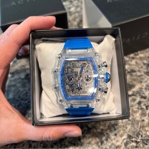 Activa Fury X Invicta Men's Watch w/ Skeleton Dial - 44.3mm, Blue